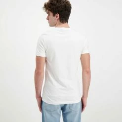 Nuovo di zecca 😉 CALVIN KLEIN 👖 JEANS T-SHIRT LOGO Bianco 🎉 -Offerte Novità Negozio calvin klein jeans j30j319713 t shirt logo casual uomo 044624401 yaf 3