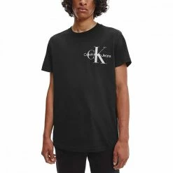 Nuovo 😉 CALVIN KLEIN 👖 JEANS T-SHIRT MONOGRAM Nero ✔️ -Offerte Novità Negozio calvin klein jeans j30j319715 t shirt ss monogram casual uomo 044624501 beh 2
