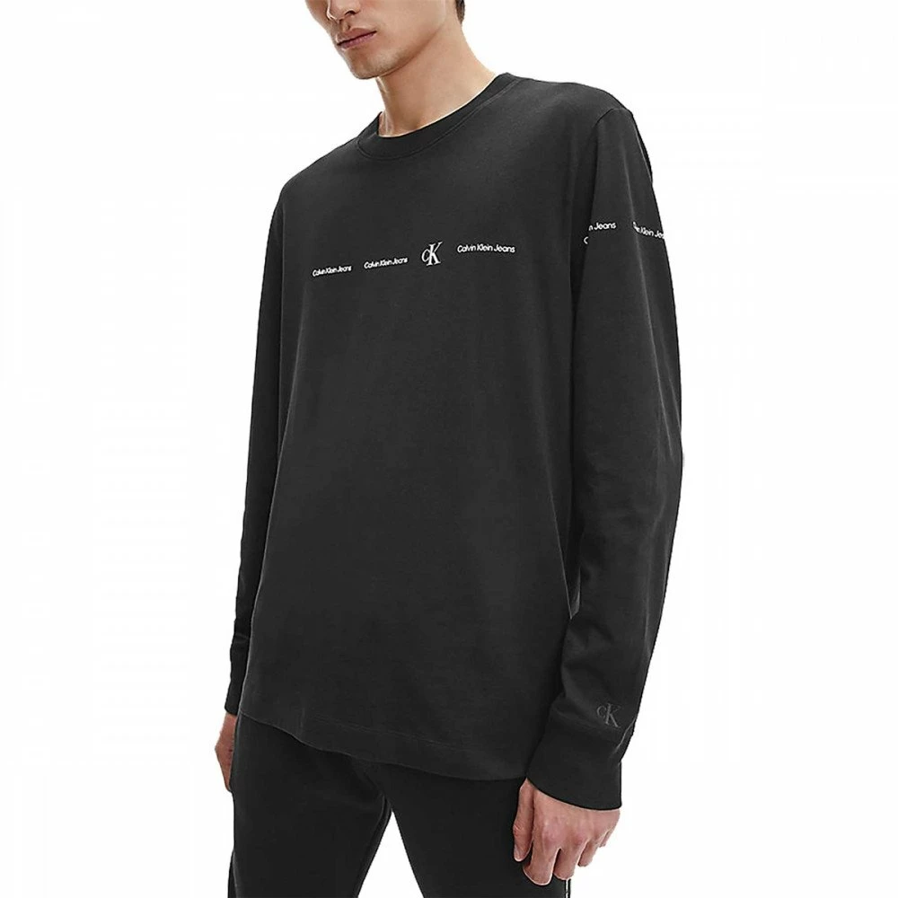 Vendita all'ingrosso π CALVIN KLEIN π JEANS MAGLIA MANICA LUNGA REPEAT LOGO Nero π 4 Vendita all'ingrosso π CALVIN KLEIN π JEANS MAGLIA MANICA LUNGA REPEAT LOGO Nero π - immagine 2