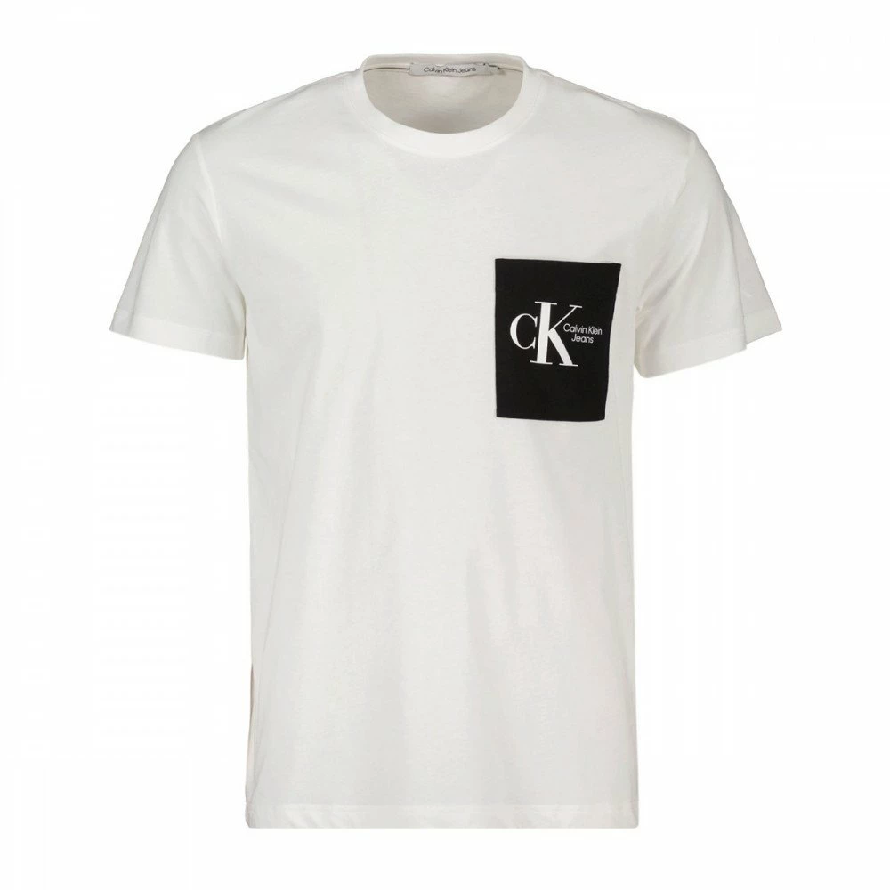 Il piรน economico ๐ CALVIN KLEIN ๐ JEANS T-SHIRT POCKET LOGO Bianco ๐ 3 Il piรน economico ๐ CALVIN KLEIN ๐ JEANS T-SHIRT POCKET LOGO Bianco ๐