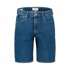 Vendita lampo 🧨 CALVIN KLEIN 👖 JEANS BERMUDA IN DENIM REGULAR Blu ❤️