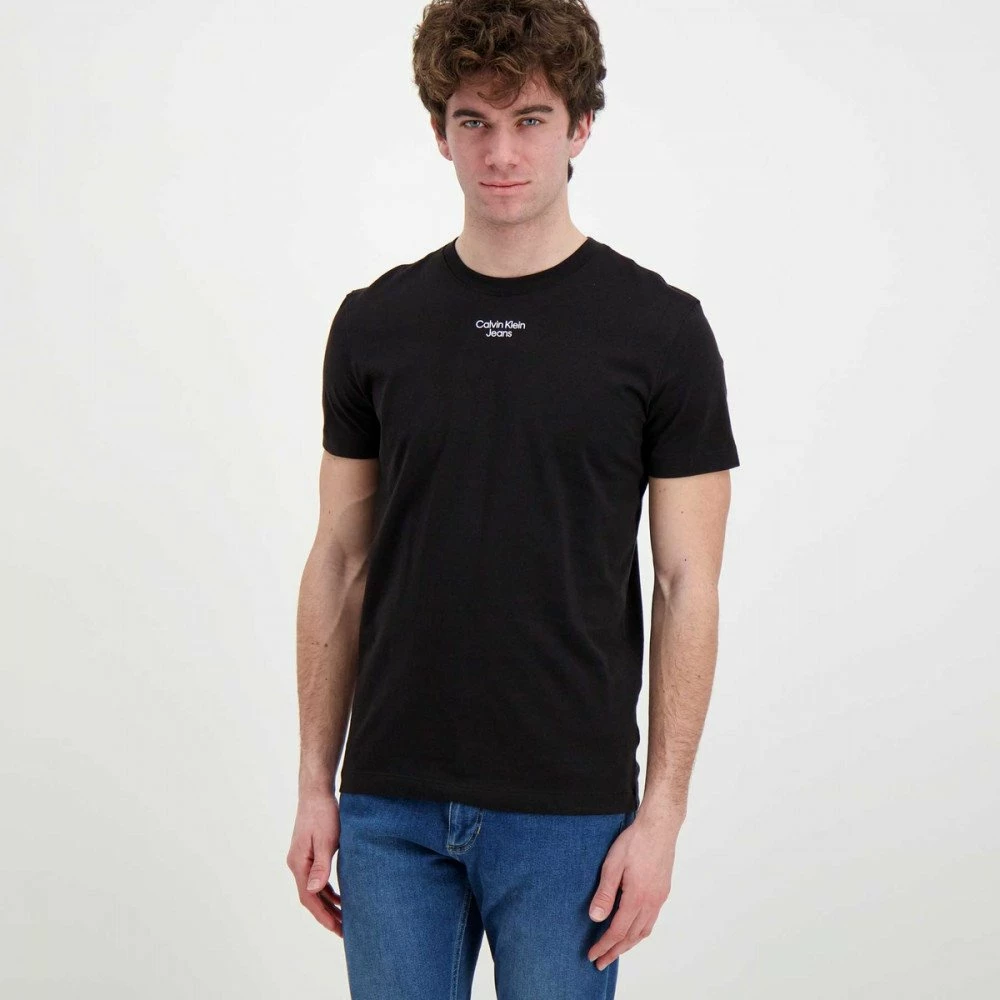 Buono π CALVIN KLEIN π JEANS T-SHIRT STACKED LOGO Nero βοΈ 4 Buono π CALVIN KLEIN π JEANS T-SHIRT STACKED LOGO Nero βοΈ - immagine 2