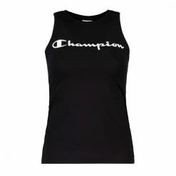 Bilancio 👏 CHAMPION CANOTTA LOGO DONNA Nero 🛒