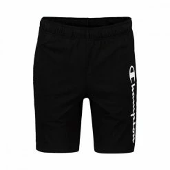 Acquistare 🎉 CHAMPION BERMUDA SCRITTA PRO JERSEY Nero 🔔