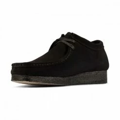 Il più economico ✔️ CLARKS WALLABEE Nero 😉 -Offerte Novità Negozio clarks 155519 wallabee tutte sneaker uomo 041175701 blk 4