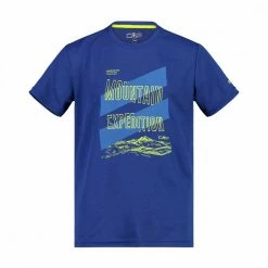 Buono ⌛ CMP T-SHIRT PIQUET GRAFICA BAMBINO Royal 🌟
