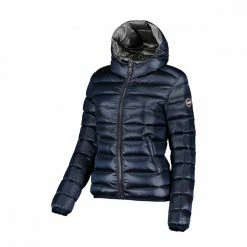 Nuovo 🎉 COLMAR ORIGINALS PIUMINO CON CAPPUCCIO DONNA Blu 😀