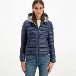 Nuovo 🎉 COLMAR ORIGINALS PIUMINO CON CAPPUCCIO DONNA Blu 😀 -Offerte Novità Negozio colmar originals md22865wg piumino con cappuccio donna giacconi donna 043866401 68 3