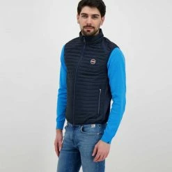 Miglior offerta 🛒 COLMAR ORIGINALS PIUMINO LEGGERO SMANICATO IN OVATTA Blu 🎁 -Offerte Novità Negozio colmar originals mu11228um piumino leggero smanicato in ovatta giacconi uomo 044985801 65 3