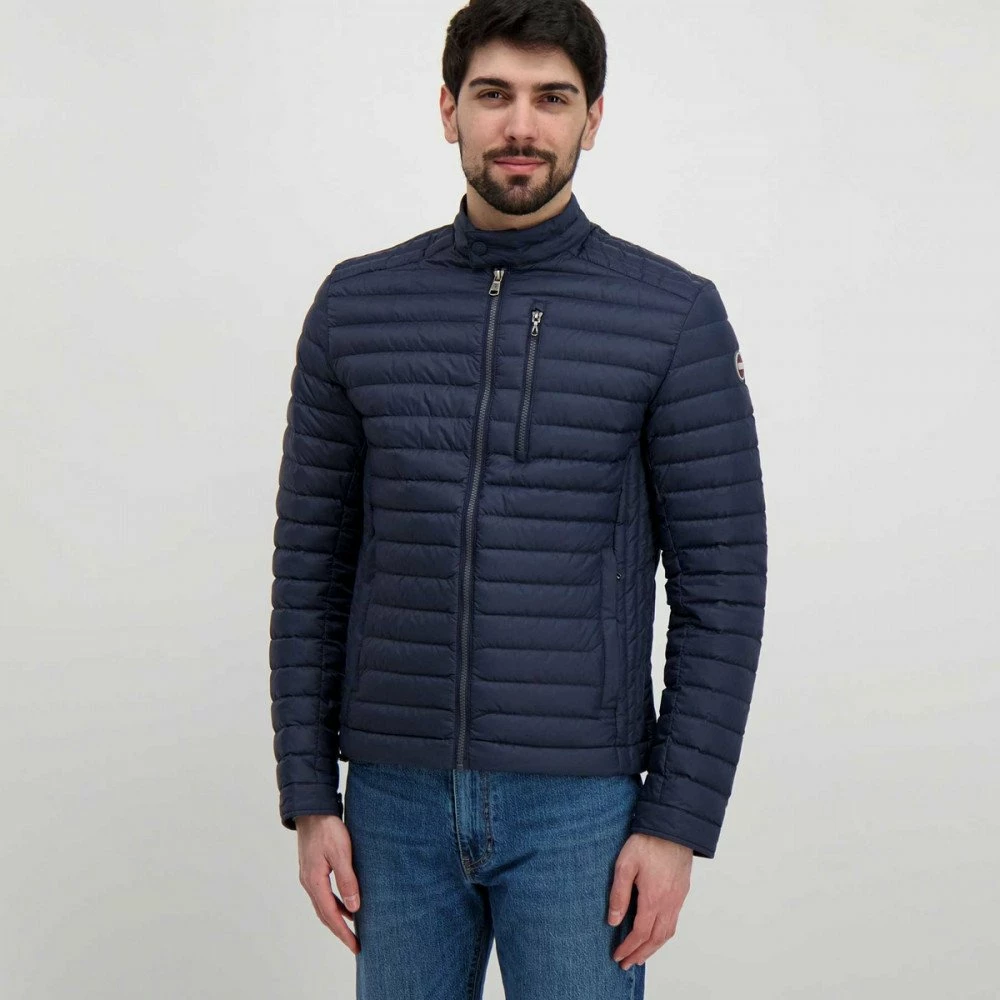 Nuovo di zecca 🔥 COLMAR ORIGINALS PIUMINO LEGGERO BIKER RECYCLED Blu 💯 5 Nuovo di zecca 🔥 COLMAR ORIGINALS PIUMINO LEGGERO BIKER RECYCLED Blu 💯 - immagine 3