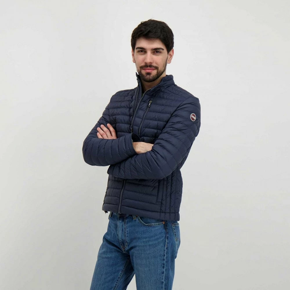 Nuovo di zecca 🔥 COLMAR ORIGINALS PIUMINO LEGGERO BIKER RECYCLED Blu 💯 7 Nuovo di zecca 🔥 COLMAR ORIGINALS PIUMINO LEGGERO BIKER RECYCLED Blu 💯 - immagine 5