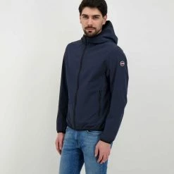 Presa 💯 COLMAR ORIGINALS GIACCA CON CAPPUCCIO IN SOFTSHELL Blu ⭐ -Offerte Novità Negozio colmar originals mu18616wv giacca con cappuccio in softshell giacconi uomo 044986701 68 3