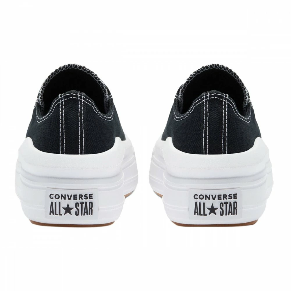Vendita calda ❤️ CONVERSE CHUCK TAYLOR ALL STAR MOVE OX PLATFORM Nero 🛒 - immagine 4