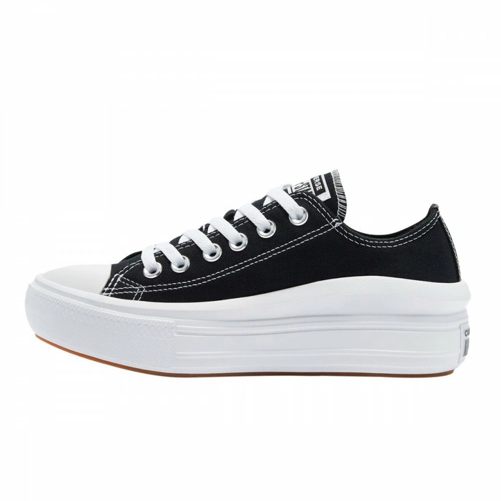Vendita calda ❤️ CONVERSE CHUCK TAYLOR ALL STAR MOVE OX PLATFORM Nero 🛒 - immagine 5