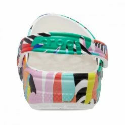 Buono 😉 CROCS CLASSIC RETRO RESORT Multicolor ✨ -Offerte Novità Negozio crocs cr 207849 classic retro resort tutti sandali donna 044813201 wht 3