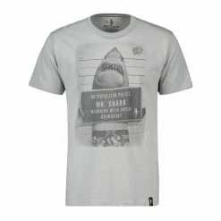 A buon mercato 😉 DIRTY VELVET T-SHIRT MR. SHARK Grigio 😀