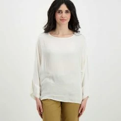 Acquistare 🤩 DIXIE BLUSA MANICHE SVASATE DONNA Bianco 🧨 -Offerte Novità Negozio dixie c885t017 blusa maniche svasate donna casual donna 045470101 1143 3