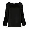 Buono 👏 DIXIE BLUSA MANICHE SVASATE DONNA Nero 🔥 -Offerte Novità Negozio dixie c885t017 blusa mussola donna casual donna 045470301 1900 1