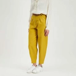 Nuovo di zecca ❤️ DIXIE PANTALONI BALLOON CON CINTURA DONNA Giallo ❤️ -Offerte Novità Negozio dixie pci8qig pantaloni balloon con cintura donna casual donna 045839601 1228 4