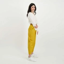 Nuovo di zecca ❤️ DIXIE PANTALONI BALLOON CON CINTURA DONNA Giallo ❤️ -Offerte Novità Negozio dixie pci8qig pantaloni balloon con cintura donna casual donna 045839601 1228 6
