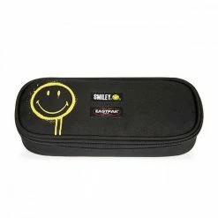 Bilancio 👏 EASTPAK ASTUCCIO OVAL SMILEY® GRAFBLACK Nero 🌟