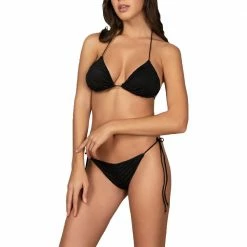Il più economico 🔥 EFFEK 👙 BIKINI DRAPPEGGIATO TRIANGOLO E SLIP REGOLABILE DONNA Nero ✔️ -Offerte Novità Negozio effek f220160nr triangolo trappeggiato slip lacceti donna mare donna 045030001 nr 2