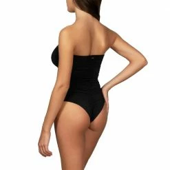 Presa 👍 EFFEK COSTUME INTERO DRAPPEGGIATO DONNA Nero ✔️ -Offerte Novità Negozio effek f220163nr costume monokini basico drappeggiato donna mare donna 045030401 nr 3