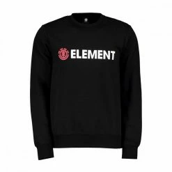 Bilancio 🤩 ELEMENT FELPA GIROCOLLO BLAZIN Nero ⭐