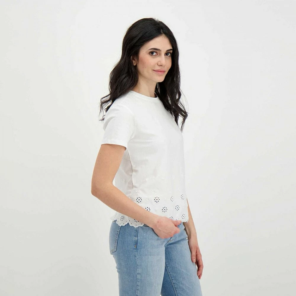 Vendita lampo π― EMME MARELLA T-SHIRT ADVICE SANGALLO DONNA Bianco π 7 Vendita lampo π― EMME MARELLA T-SHIRT ADVICE SANGALLO DONNA Bianco π - immagine 5