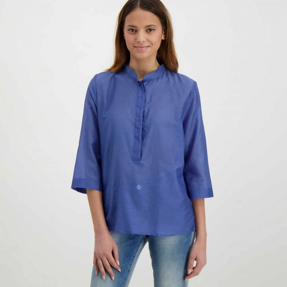 Acquistare 🥰 EMME MARELLA CAMICIA IN MUSSOLA DI COTONE E SETA CAFFE DONNA 😀 - immagine 3