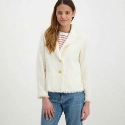 Miglior prezzo ⭐ EMME MARELLA GIACCA CHANEL CON REVERS DARIO DONNA Bianco ⭐ -Offerte Novità Negozio emme marella dario giacca chanel con revers dario donna giacconi donna 044638301 001 3