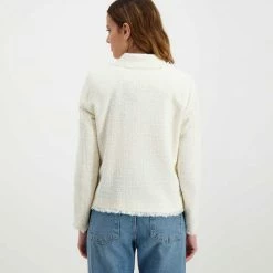 Miglior prezzo ⭐ EMME MARELLA GIACCA CHANEL CON REVERS DARIO DONNA Bianco ⭐ -Offerte Novità Negozio emme marella dario giacca chanel con revers dario donna giacconi donna 044638301 001 4