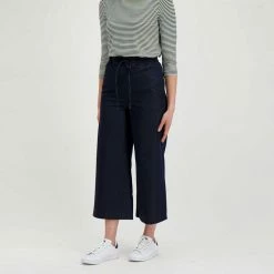 Vendita all'ingrosso 🎁 EMME MARELLA PANTALONI COULISSE GAUCHO DERNA DONNA Blu 🧨 -Offerte Novità Negozio emme marella derna pantaloni coulisse gaucho derna donna casual donna 044638501 003 4