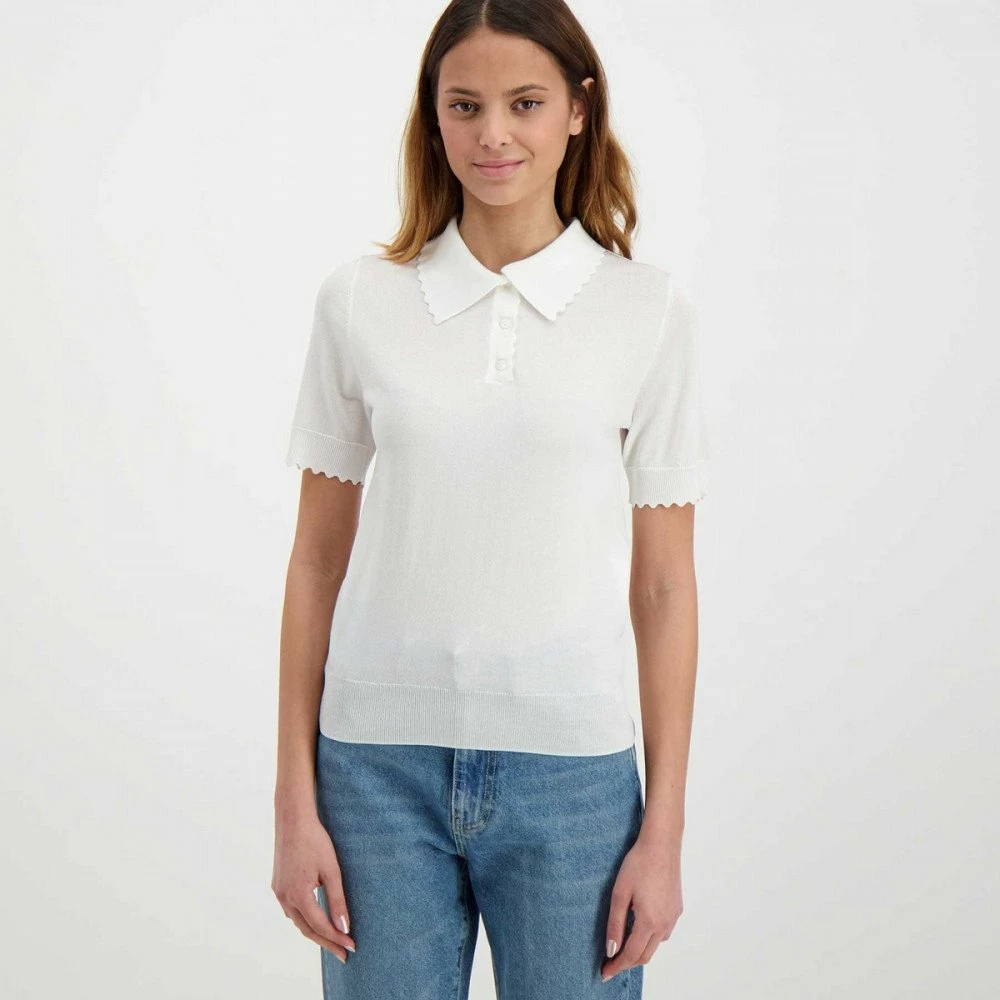 Offerte ❤️ EMME MARELLA POLO IN FILO FLO DONNA Bianco ⭐ 5 Offerte ❤️ EMME MARELLA POLO IN FILO FLO DONNA Bianco ⭐ - immagine 3