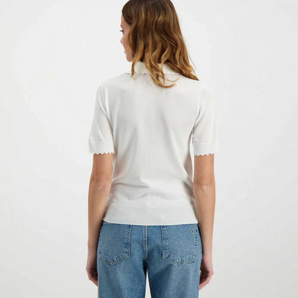 Offerte ❤️ EMME MARELLA POLO IN FILO FLO DONNA Bianco ⭐ 6 Offerte ❤️ EMME MARELLA POLO IN FILO FLO DONNA Bianco ⭐ - immagine 4