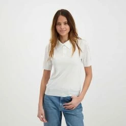 Offerte ❤️ EMME MARELLA POLO IN FILO FLO DONNA Bianco ⭐ 12 Offerte ❤️ EMME MARELLA POLO IN FILO FLO DONNA Bianco ⭐ -Offerte Novità Negozio emme marella flo polo in filo flo donna casual donna 044639601 001 5