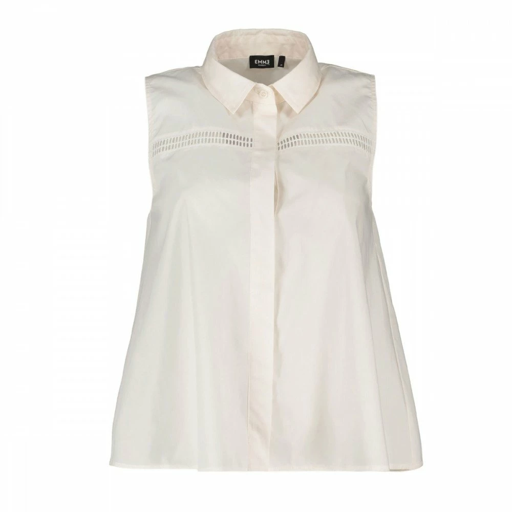 Vendita calda ✔️ EMME MARELLA CAMICIA SMANICATA TRAFORATA FUOCO DONNA Bianco 🥰 3 Vendita calda ✔️ EMME MARELLA CAMICIA SMANICATA TRAFORATA FUOCO DONNA Bianco 🥰