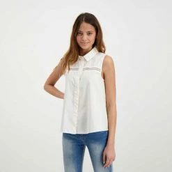 Vendita calda ✔️ EMME MARELLA CAMICIA SMANICATA TRAFORATA FUOCO DONNA Bianco 🥰 12 Vendita calda ✔️ EMME MARELLA CAMICIA SMANICATA TRAFORATA FUOCO DONNA Bianco 🥰 -Offerte Novità Negozio emme marella fuoco camicia smanicata traforata fuoco donna casual donna 044639801 001 5