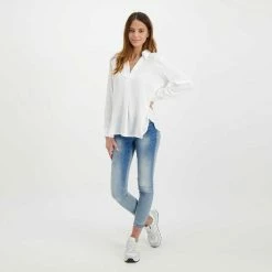Nuovo di zecca 👏 EMME MARELLA CAMICIA MISTO SETA ISIDE DONNA Bianco 🥰 -Offerte Novità Negozio emme marella iside camicia misto seta iside donna casual donna 044641201 001 6