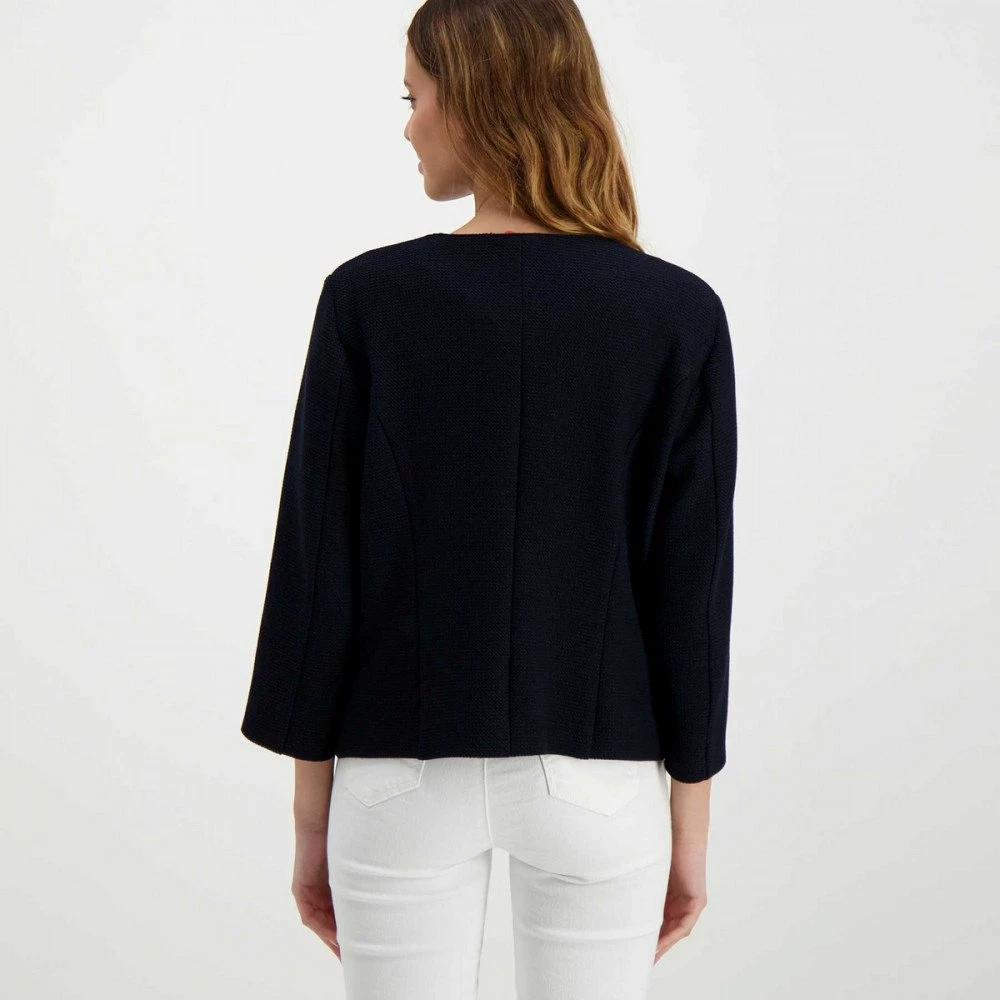 Buono 𧨠EMME MARELLA GIACCA CHANEL JOCKEY DONNA Blu π 6 Buono 𧨠EMME MARELLA GIACCA CHANEL JOCKEY DONNA Blu π - immagine 4