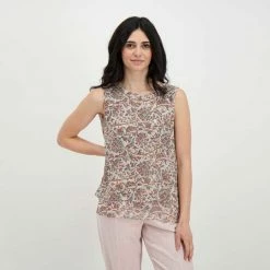 Nuovo di zecca 👏 EMME MARELLA BLUSA SMANICATA IN CREPE LETTRE DONNA ❤️ -Offerte Novità Negozio emme marella letrre blusa smanicata in crepe lettre donna casual donna 044641601 002 5