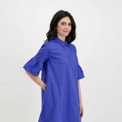 Bilancio 🥰 EMME MARELLA ABITO CAMICIA LUCANO DONNA Royal 💯 -Offerte Novità Negozio emme marella lucano abito camicia lucano donna casual donna 044642101 005 5