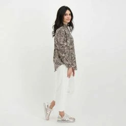 I primi 10 💯 EMME MARELLA CAMICIA ROB DONNA Beige ✔️ -Offerte Novità Negozio emme marella rob camicia rob donna casual donna 044645201 002 6