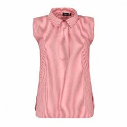 Acquistare 👍 EMME MARELLA CAMICIA SMANICATA STEFANO DONNA Bianco, Rosso 🛒