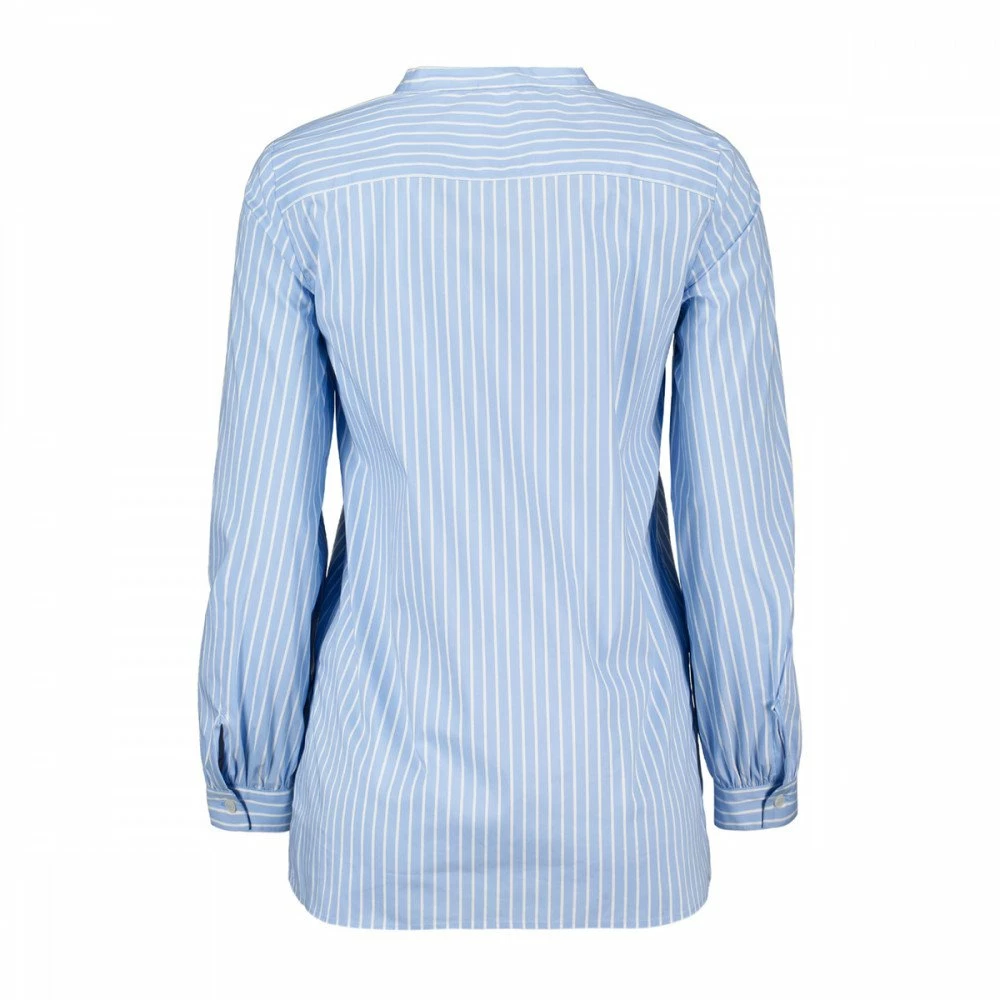 Miglior prezzo 👍 EMME MARELLA CAMICIA SCOLLO A V TOPAZIO DONNA Azzurro, Bianco 🤩 4 Miglior prezzo 👍 EMME MARELLA CAMICIA SCOLLO A V TOPAZIO DONNA Azzurro, Bianco 🤩 - immagine 2