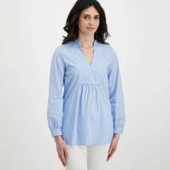 Miglior prezzo 👍 EMME MARELLA CAMICIA SCOLLO A V TOPAZIO DONNA Azzurro, Bianco 🤩 10 Miglior prezzo 👍 EMME MARELLA CAMICIA SCOLLO A V TOPAZIO DONNA Azzurro, Bianco 🤩 -Offerte Novità Negozio emme marella topazio camicia scollo a v topazio donna casual donna 044646101 002 3
