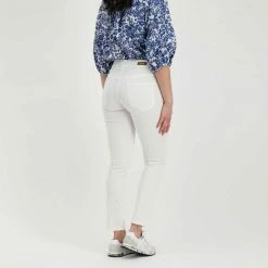 Vendita all'ingrosso 👏 EMME MARELLA PANTALONI 5 TASCHE USSURI DONNA Bianco 🥰 -Offerte Novità Negozio emme marella ussuri pantaloni 5 tasche ussuri donna casual donna 044646501 001 5