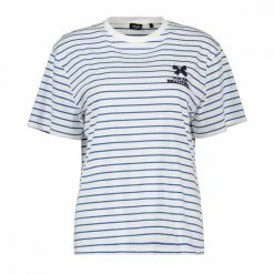 Nuovo di zecca 😀 EMME MARELLA T-SHIRT ZULIA DONNA Bianco, Blu 🔥