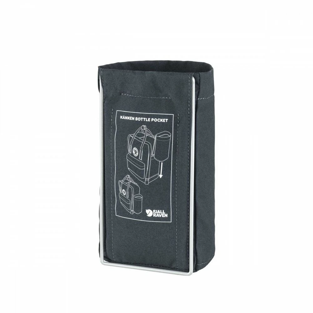 Promo 👏 FJALLRAVEN ACCESSORIO KÅNKEN BOTTLE POCKET Blu ✔️ - immagine 2