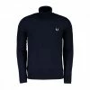 Il più economico 🌟 FRED PERRY MAGLIONE DOLCEVITA IN LANA E COTONE Blu 🧨 -Offerte Novità Negozio fred perry k9552 maglione dolcevita in lana e cotone casual uomo 041520501 608 1